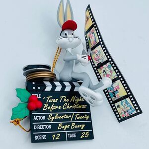 Director Bugs Bunny Looney Tunes Vintage 1996 Christmas Tree Ornament